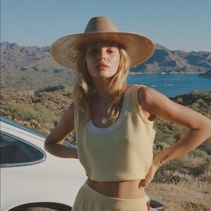 Lack Of Color Accessories | Palma Wide Fedora In Size Small Lack Of